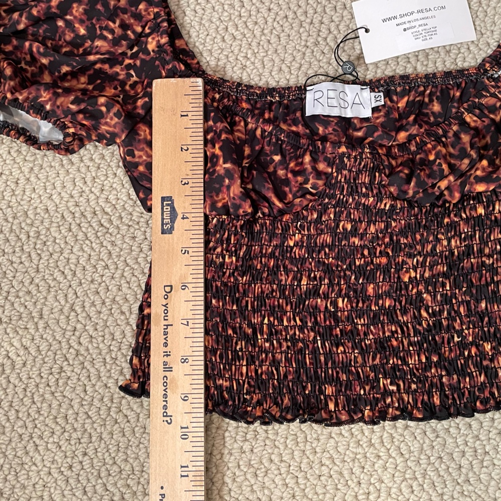 RESA Stella Top in Tortoise size xsmall - Picture 5 of 7